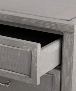 Bungalow 5 New Arrivals Paulina Large 6 Drawer Gray