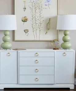 Bungalow 5 New Arrivals Pavel 4 Drawer 2 Door Cabinet White