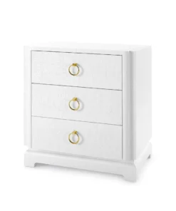 Bungalow 5 Pavel 3 Drawer Side Table White New Arrivals 10 Bungalow 5 Pavel 3 Drawer Side Table White New Arrivals