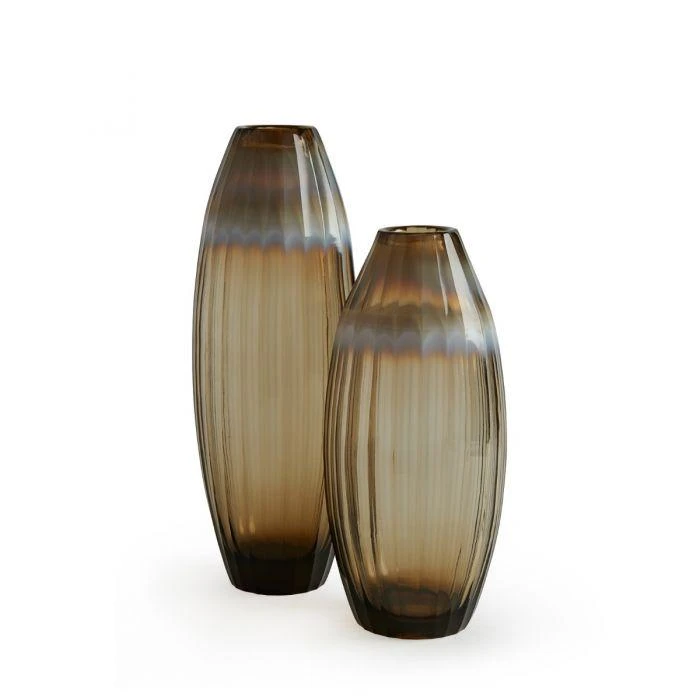 Bungalow 5 New Arrivals Pietro Vase Amber Smoke Two Sizes 6 Bungalow 5 New Arrivals Pietro Vase Amber Smoke Two Sizes