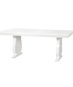 Bungalow 5 Porto Dining Table White