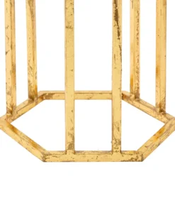 Bungalow 5 New Arrivals Prism Round Side Table Gold