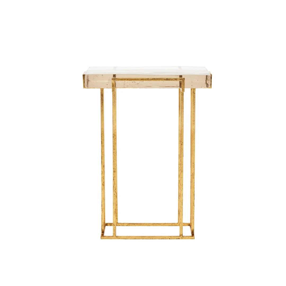 Bungalow 5 New Arrivals Prism Side Table Gold 1 Bungalow 5 New Arrivals Prism Side Table Gold