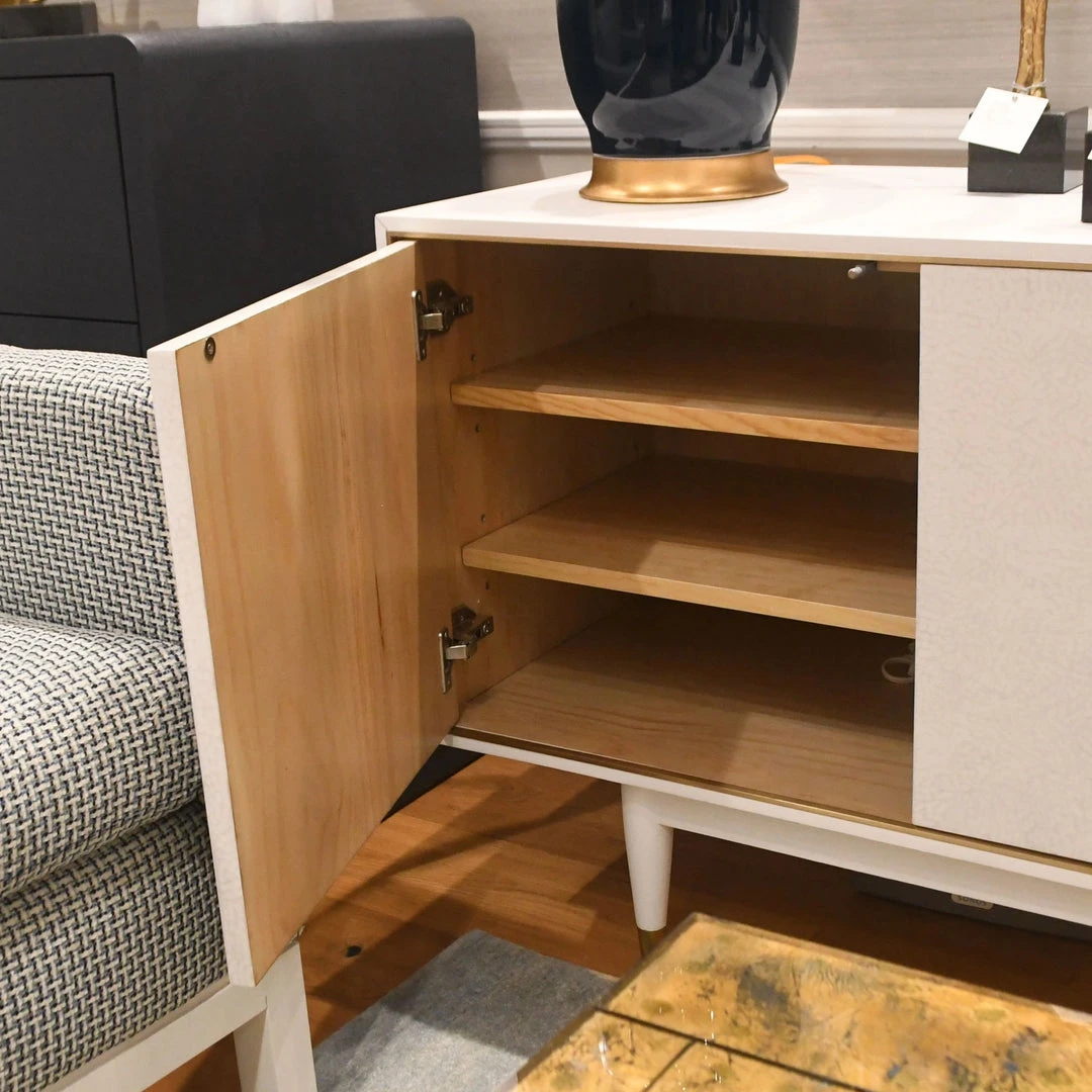 Bungalow 5 New Arrivals Raymond 4 Door Cabinet White 5 Bungalow 5 New Arrivals Raymond 4 Door Cabinet White