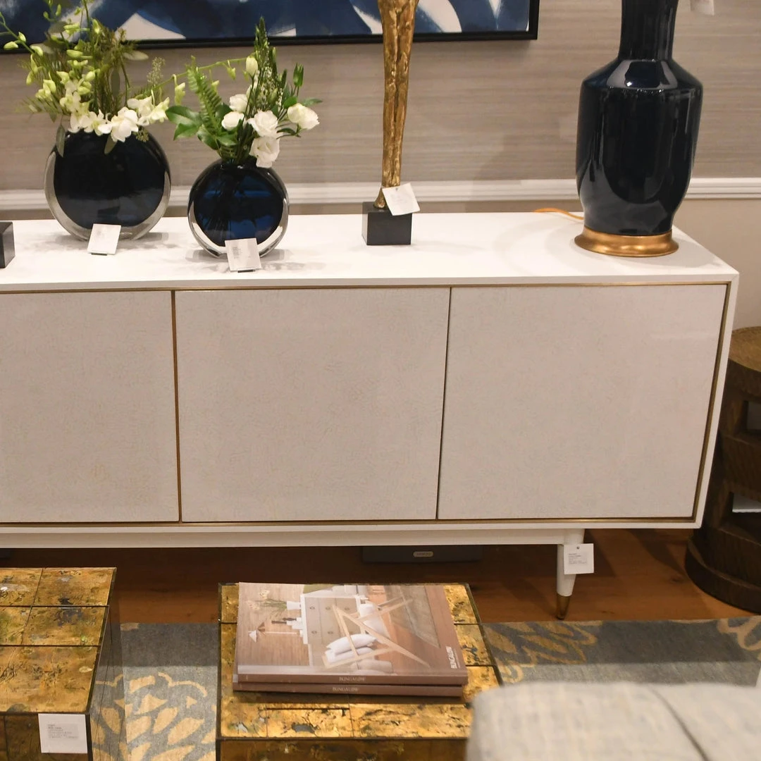 Bungalow 5 New Arrivals Raymond 4 Door Cabinet White 2 Bungalow 5 New Arrivals Raymond 4 Door Cabinet White