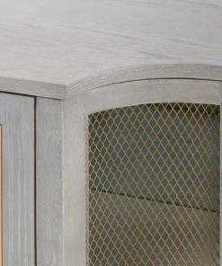 Bungalow 5 New Arrivals Rene Cabinet Gray Cerused Oak