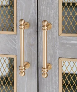 Bungalow 5 New Arrivals Rene Cabinet Gray Cerused Oak