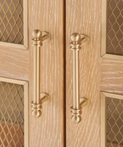 Bungalow 5 New Arrivals Rene Cabinet Natural Cerused Oak