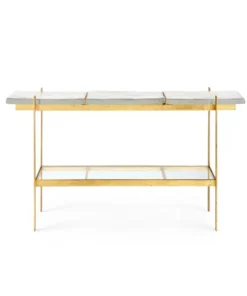 Bungalow 5 Romeo Console Table Gold New Arrivals