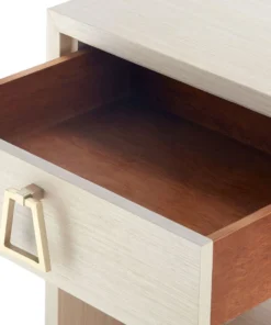 Bungalow 5 New Arrivals Stanford 1 Drawer Side Table Blanched Oak 11 Bungalow 5 New Arrivals Stanford 1 Drawer Side Table Blanched Oak