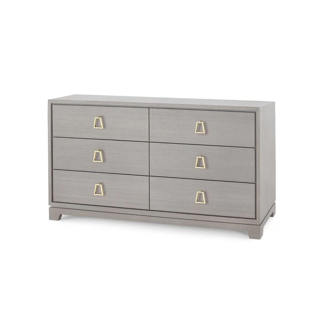 Bungalow 5 Stanford Extra Large 6 Drawer Chest Taupe Gray New Arrivals 1 Bungalow 5 Stanford Extra Large 6 Drawer Chest Taupe Gray New Arrivals