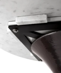 Bungalow 5 Stockholm Center Round Table Bronze With White Marble Top New Arrivals