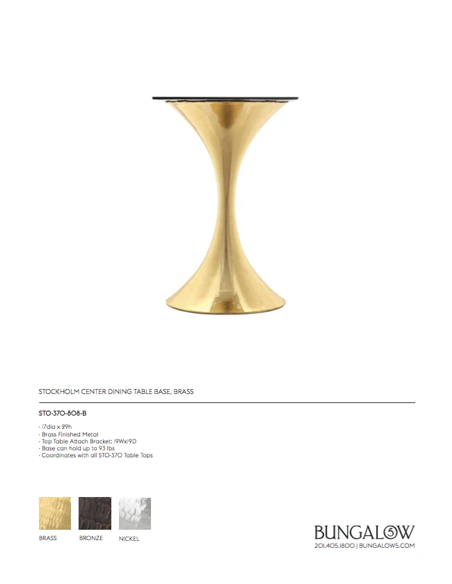 Bungalow 5 Stockholm Center Round Table Brass With White Marble Top New Arrivals 7 Bungalow 5 Stockholm Center Round Table Brass With White Marble Top New Arrivals