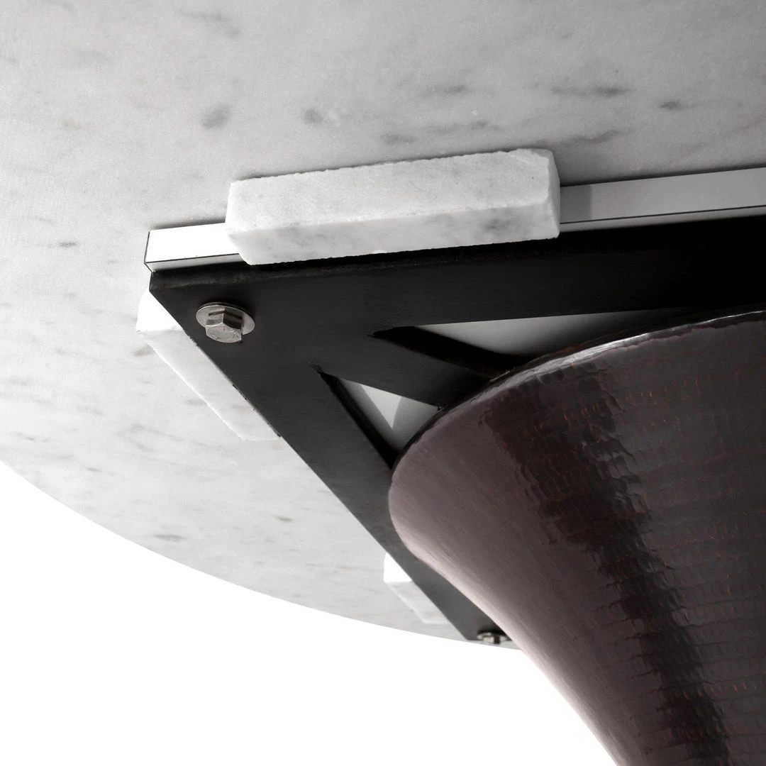 Bungalow 5 Stockholm Round Dining Table Bronze And White Marble 7 Bungalow 5 Stockholm Round Dining Table Bronze And White Marble