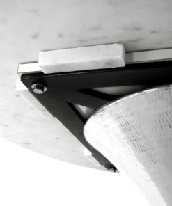 Bungalow 5 New Arrivals Stockholm Round Dining Table Nickel And White Marble 15 Bungalow 5 New Arrivals Stockholm Round Dining Table Nickel And White Marble