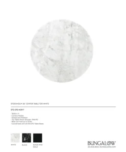 Bungalow 5 New Arrivals Stockholm Center Round Table Nickel With White Marble Top 17 Bungalow 5 New Arrivals Stockholm Center Round Table Nickel With White Marble Top