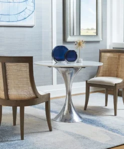 Bungalow 5 New Arrivals Stockholm Center Round Table Nickel With White Marble Top 11 Bungalow 5 New Arrivals Stockholm Center Round Table Nickel With White Marble Top