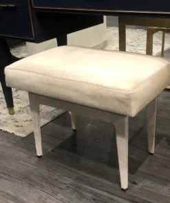 Bungalow 5 New Arrivals Winston Stool White Hide 15 Bungalow 5 New Arrivals Winston Stool White Hide