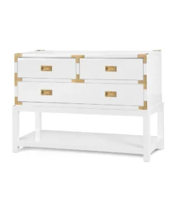 Bungalow 5 New Arrivals Tansu Console Table White