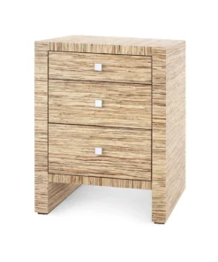 Bungalow 5 Morgan 3 Drawer Side Table Natural