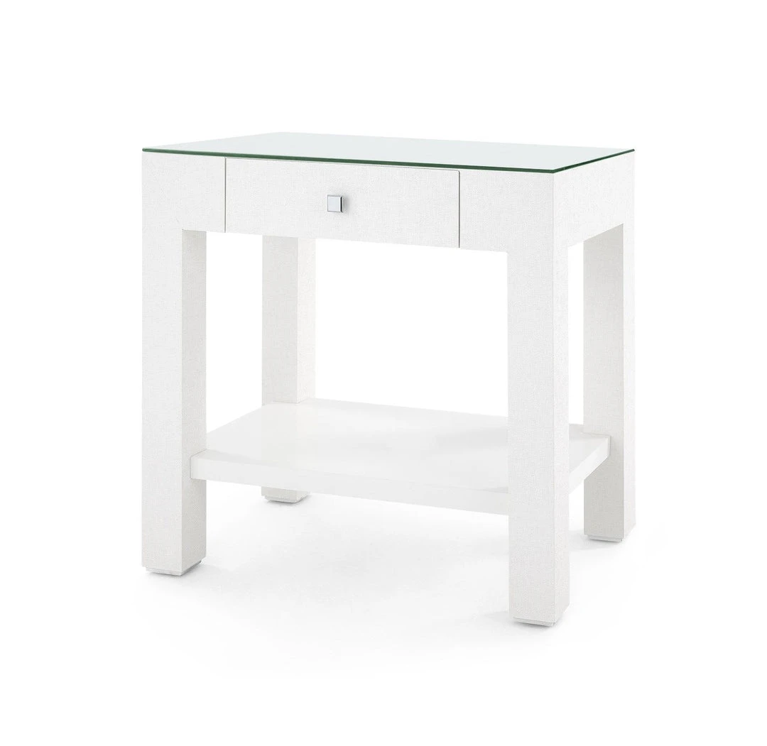 Bungalow 5 New Arrivals Valentina 1 Drawer Side Table White 3 Bungalow 5 New Arrivals Valentina 1 Drawer Side Table White
