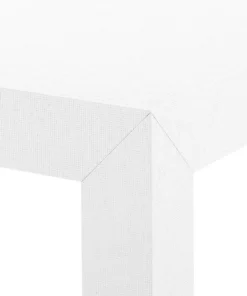 Bungalow 5 New Arrivals Valentina Grasscloth Game Table White 13 Bungalow 5 New Arrivals Valentina Grasscloth Game Table White