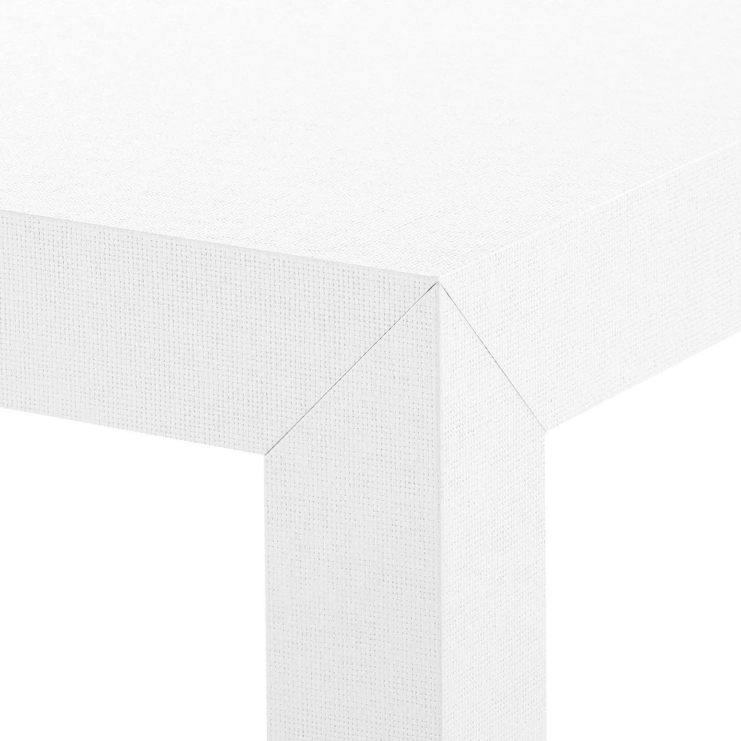 Bungalow 5 New Arrivals Valentina Grasscloth Game Table White 7 Bungalow 5 New Arrivals Valentina Grasscloth Game Table White