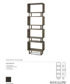 Bungalow 5 Verra Etagere Antique Brass New Arrivals 15 Bungalow 5 Verra Etagere Antique Brass New Arrivals