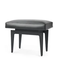 Bungalow 5 Winston Stool Black Leather