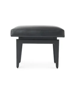 Bungalow 5 Winston Stool Black Leather