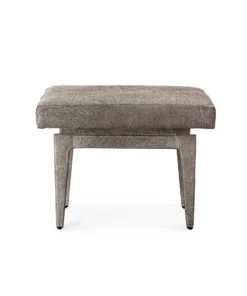 Bungalow 5 New Arrivals Winston Stool Gray Hair On Hide