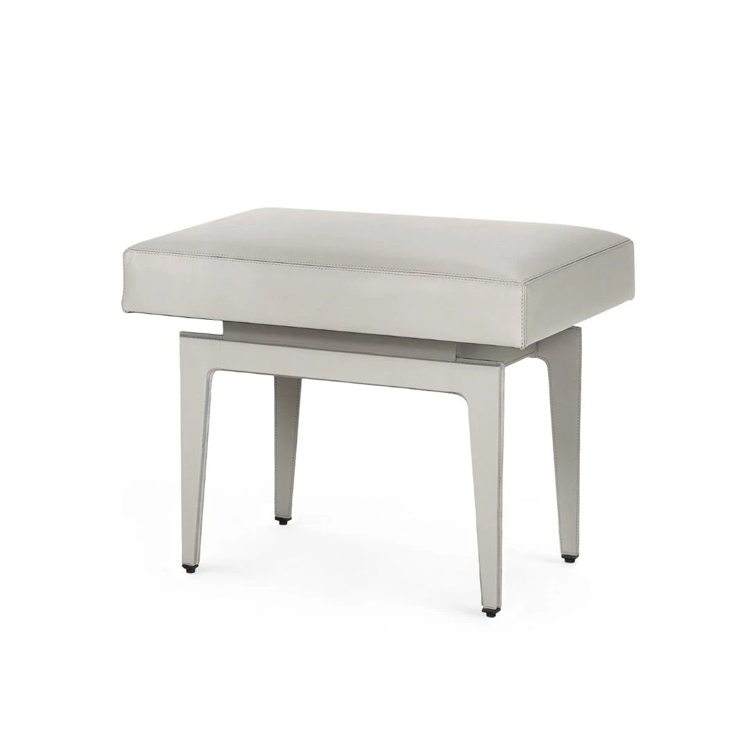 Bungalow 5 Winston Stool Grey Leather 1 Bungalow 5 Winston Stool Grey Leather