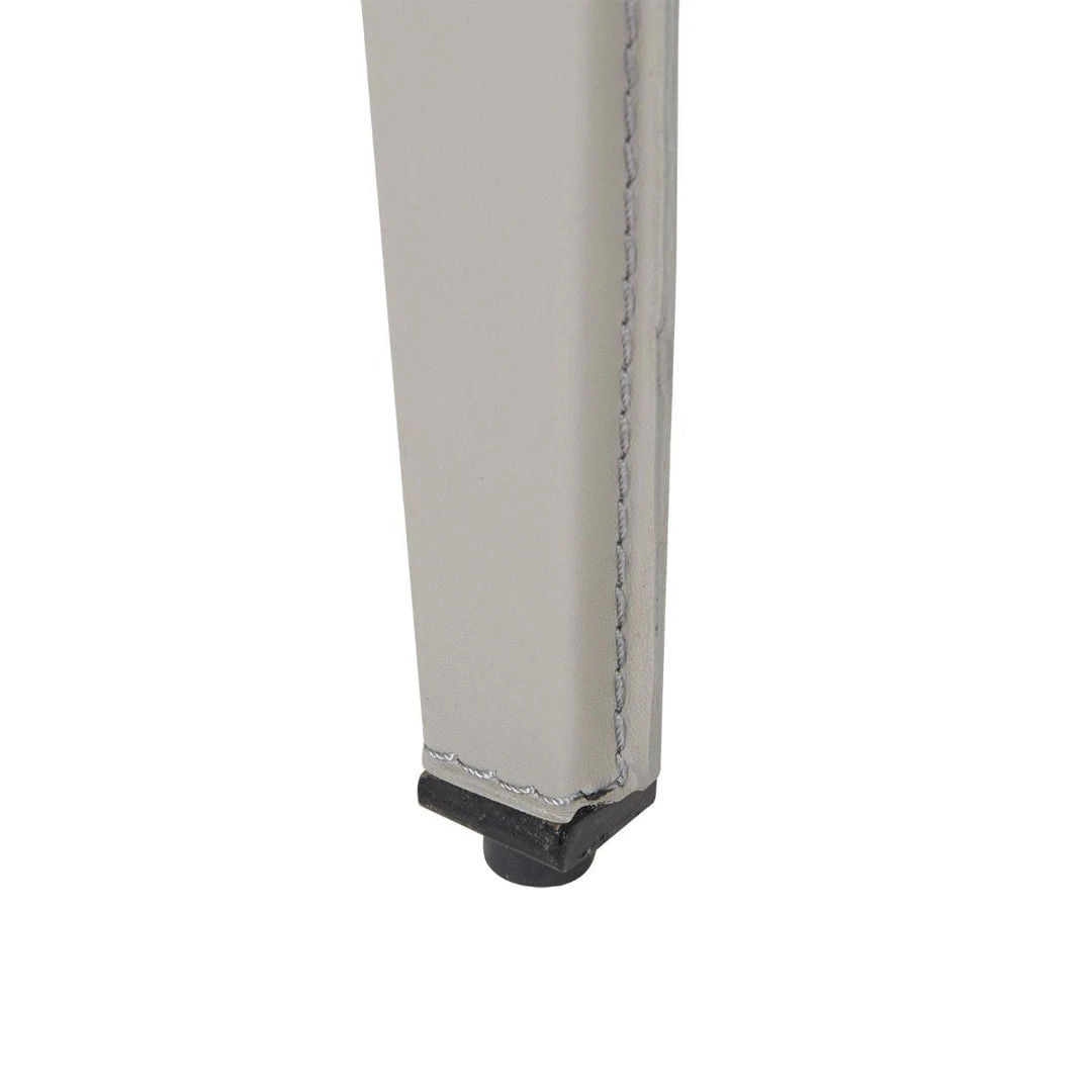 Bungalow 5 Winston Stool Grey Leather 5 Bungalow 5 Winston Stool Grey Leather