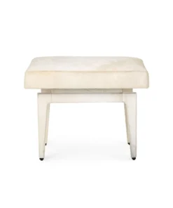Bungalow 5 New Arrivals Winston Stool White Hide 13 Bungalow 5 New Arrivals Winston Stool White Hide