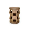 Bungalow 5 Zanzibar Side Table And Stool Driftwood