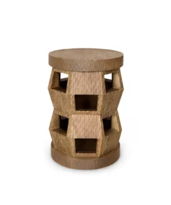 Bungalow 5 Zanzibar Side Table And Stool Driftwood