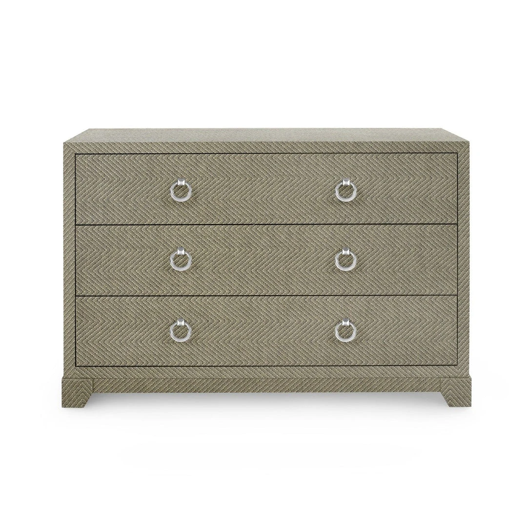 Bungalow 5 Brittany Large 3 Drawer Chest Gray Tweed New Arrivals 3 Bungalow 5 Brittany Large 3 Drawer Chest Gray Tweed New Arrivals