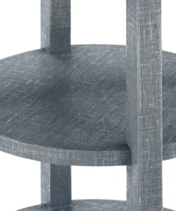 Bungalow 5 New Arrivals Claudette One Drawer Round Side Table Gray 20 Bungalow 5 New Arrivals Claudette One Drawer Round Side Table Gray