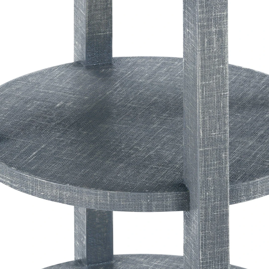 Bungalow 5 New Arrivals Claudette One Drawer Round Side Table Gray 10 Bungalow 5 New Arrivals Claudette One Drawer Round Side Table Gray