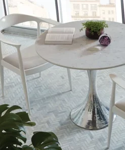 Bungalow 5 New Arrivals Danish Armchair White