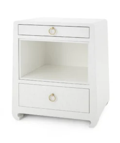 Bungalow 5 Ming 2 Drawer Side Table White New Arrivals