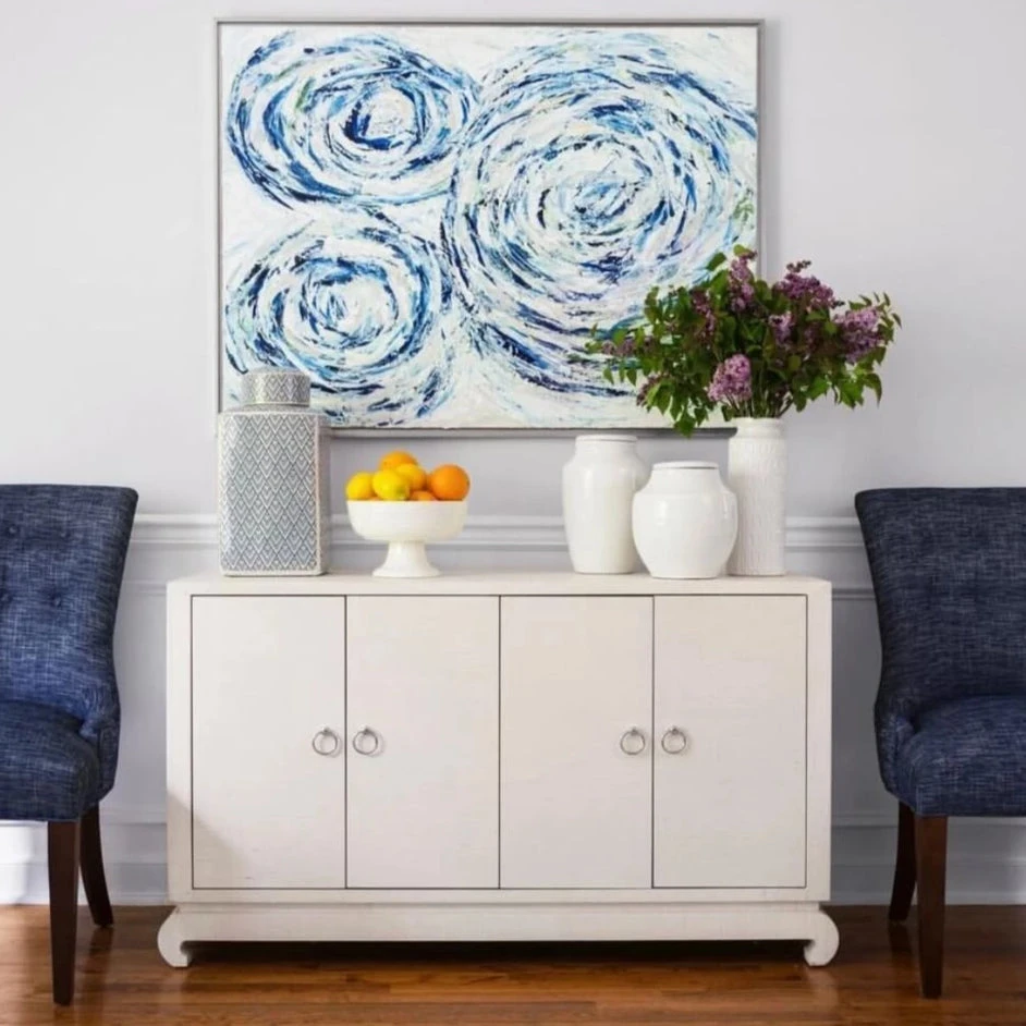 Bungalow 5 Meredith 4 Door Cabinet White 2 Bungalow 5 Meredith 4 Door Cabinet White