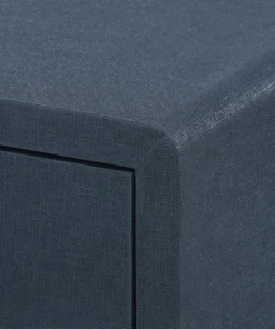 Bungalow 5 New Arrivals Bryant Linen 3 Drawer Side Table Navy Blue 14 Bungalow 5 New Arrivals Bryant Linen 3 Drawer Side Table Navy Blue