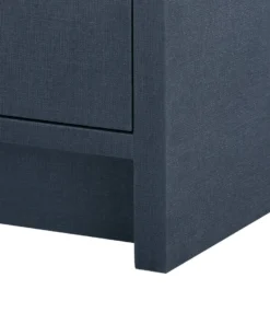 Bungalow 5 New Arrivals Bryant Linen 3 Drawer Side Table Navy Blue 16 Bungalow 5 New Arrivals Bryant Linen 3 Drawer Side Table Navy Blue