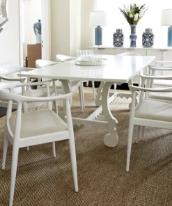 Bungalow 5 New Arrivals Danish Armchair White