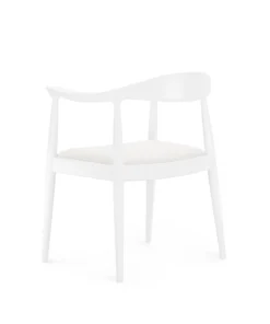 Bungalow 5 New Arrivals Danish Armchair White