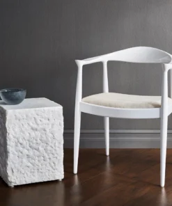 Bungalow 5 New Arrivals Danish Armchair White