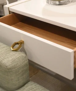 Bungalow 5 Karen 1 Drawer Side Table White 13 Bungalow 5 Karen 1 Drawer Side Table White