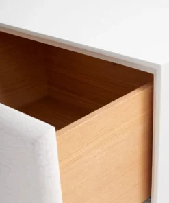 Bungalow 5 Elisa One Drawer Side Table White New Arrivals