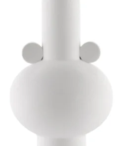 Currey And Company Happy 40 Round White Vase